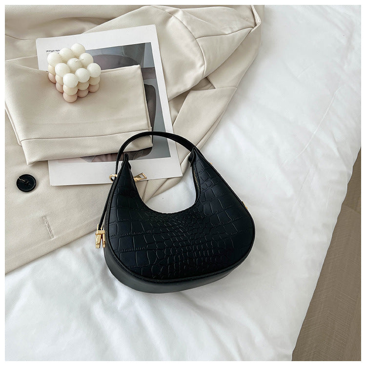 Women's Popular Underarm Bag, High-end, Simple And Elegant Shoulder Handbag