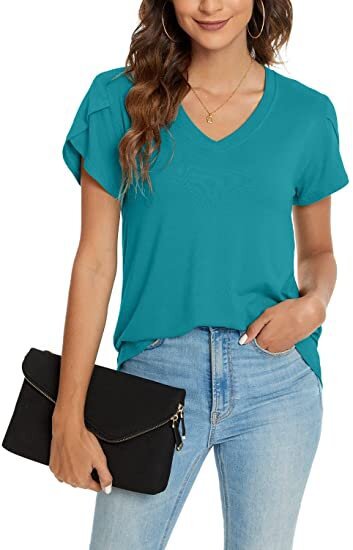 Short-sleeved Cotton T-shirt Women's Bottoming Top