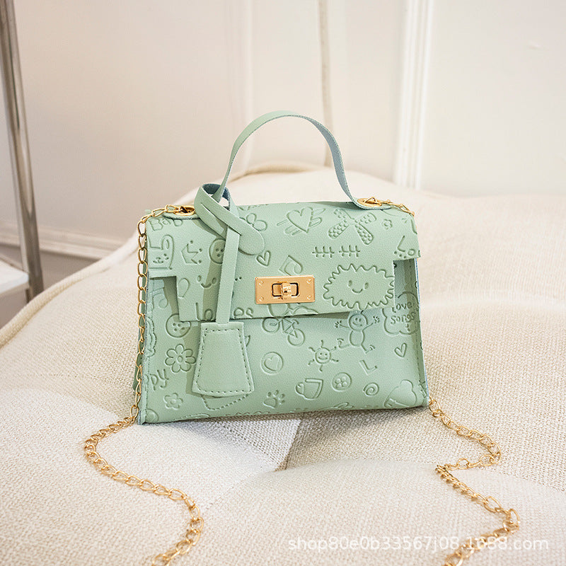 Women's Shoulder Bag ladies Bags  Small Square Bag Fashion Kelly Bag