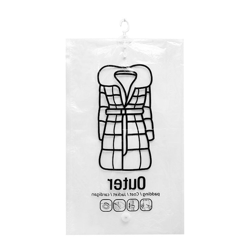 Household Side-pull Suspension Air Extraction Vacuum Compression Bag