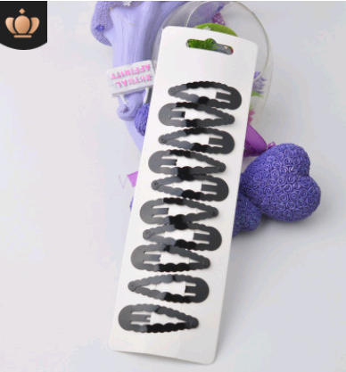 Children's water drop BB clip 5 cm solid color thick BB clip star love printing BB clip Liu seaside clip