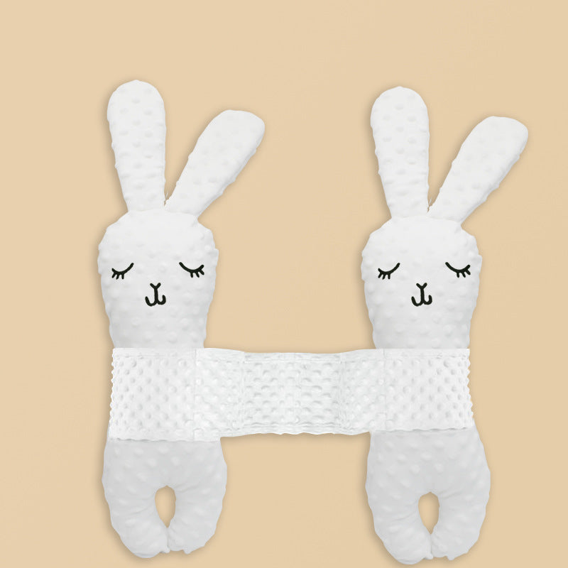 Baby Sleeping With Pillow To Prevent Jumping