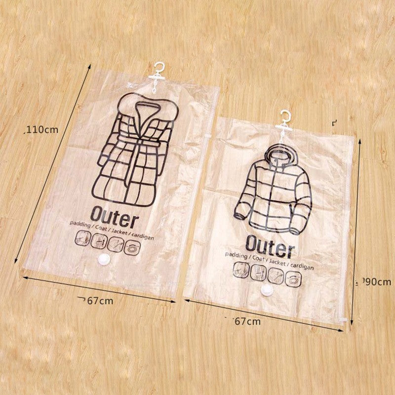 Household Side-pull Suspension Air Extraction Vacuum Compression Bag